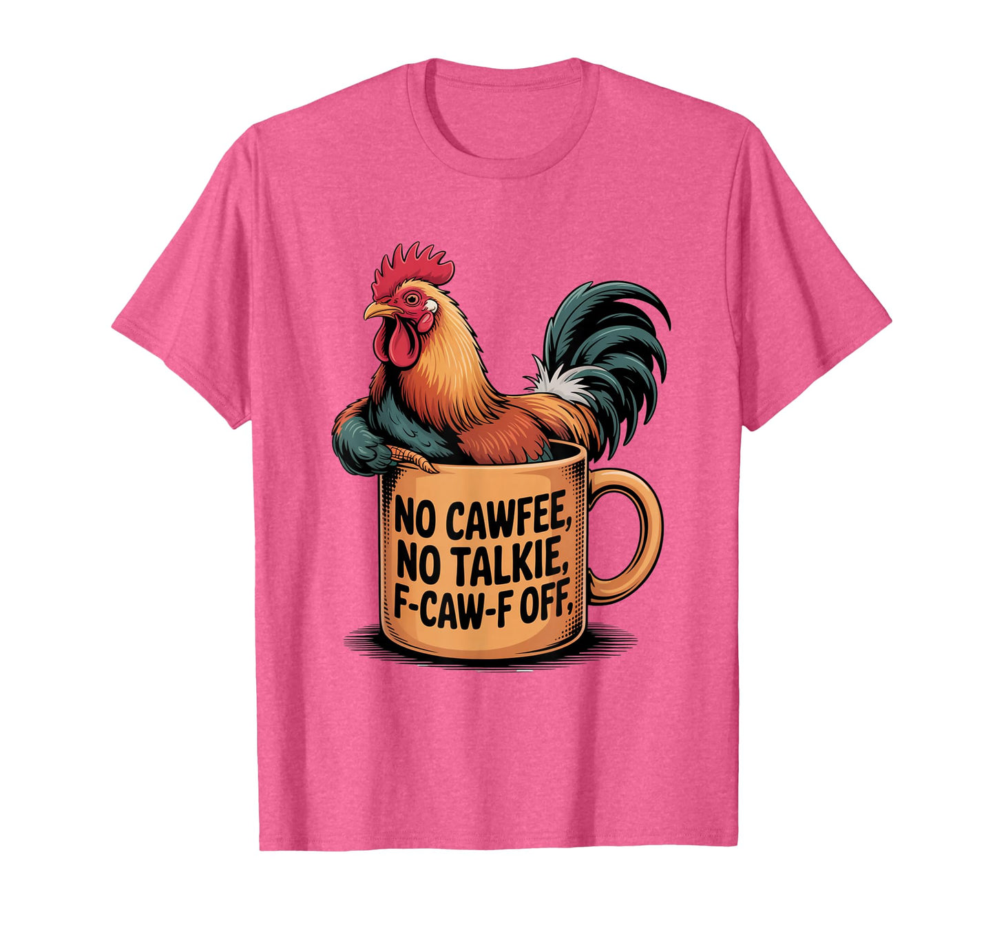Funny Coffee Lover F-CAW-F Cawfee T-Shirt
