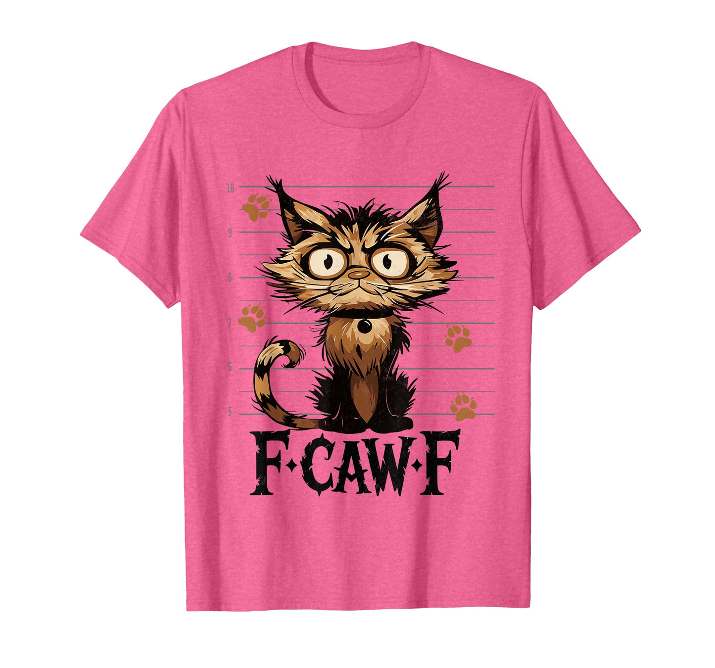 F-Caw-F Black Cat Black Cat Funny Cat F-Caw-F Tees T-Shirt