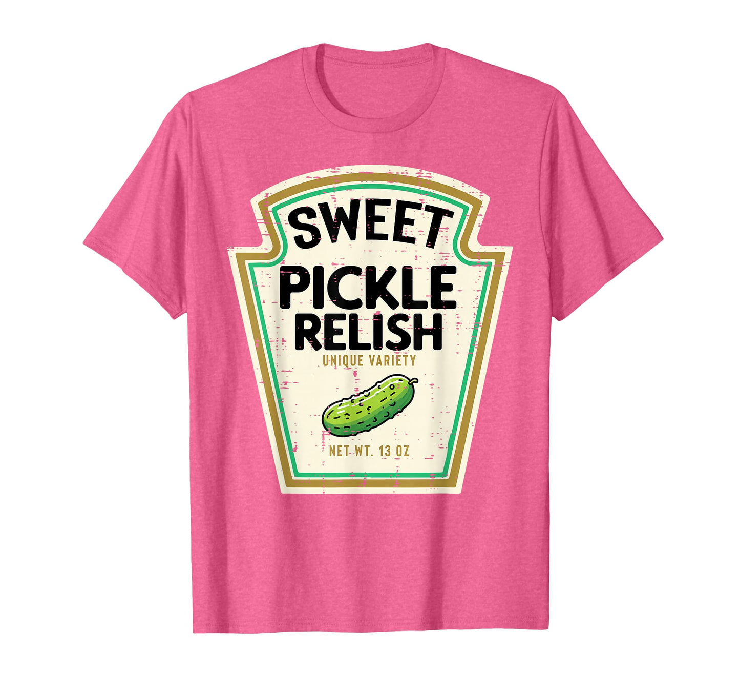 Halloween Pickle Relish Food Matching Costume Women Men Kids T-Shirt