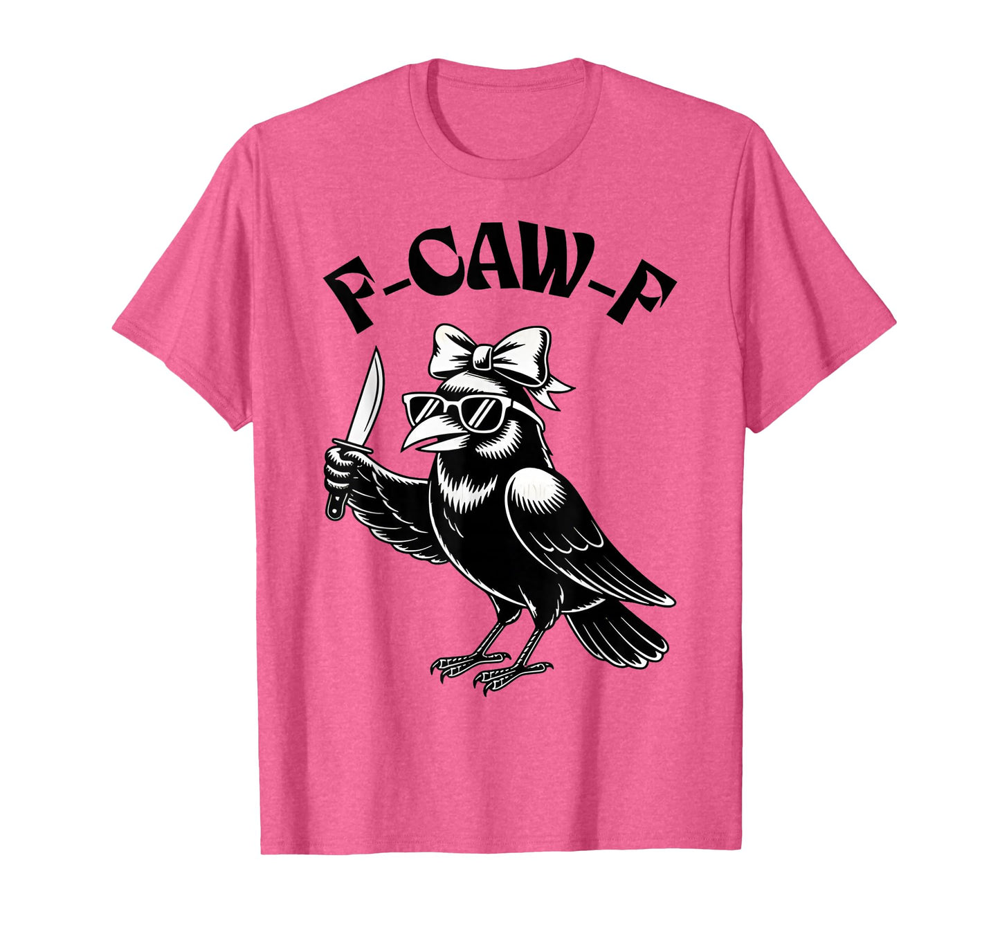 F-Caw-F Funny Bow Crow Humor Design T-Shirt