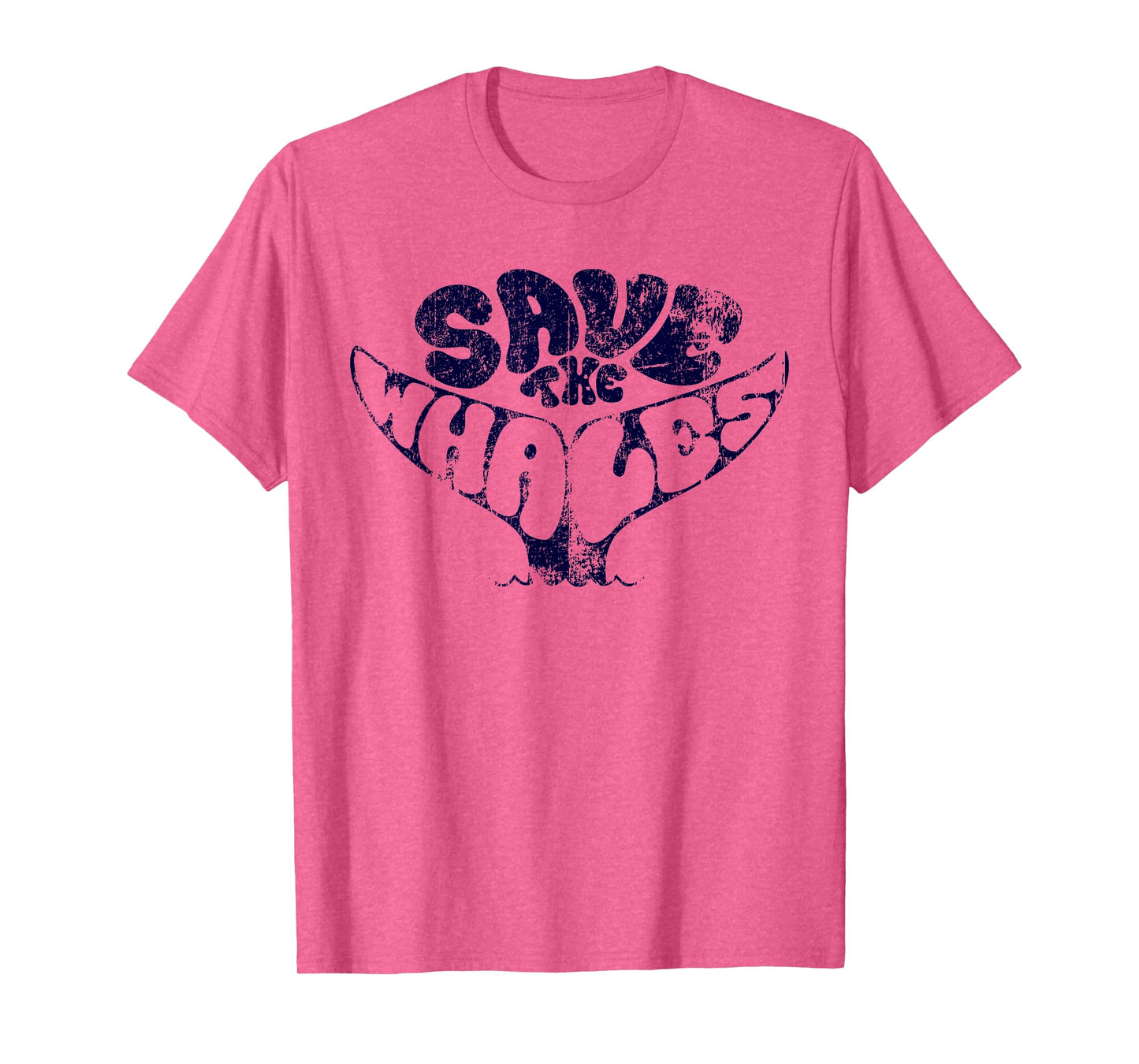 Save The Whales Distressed Vintage Environmentalist T-Shirt