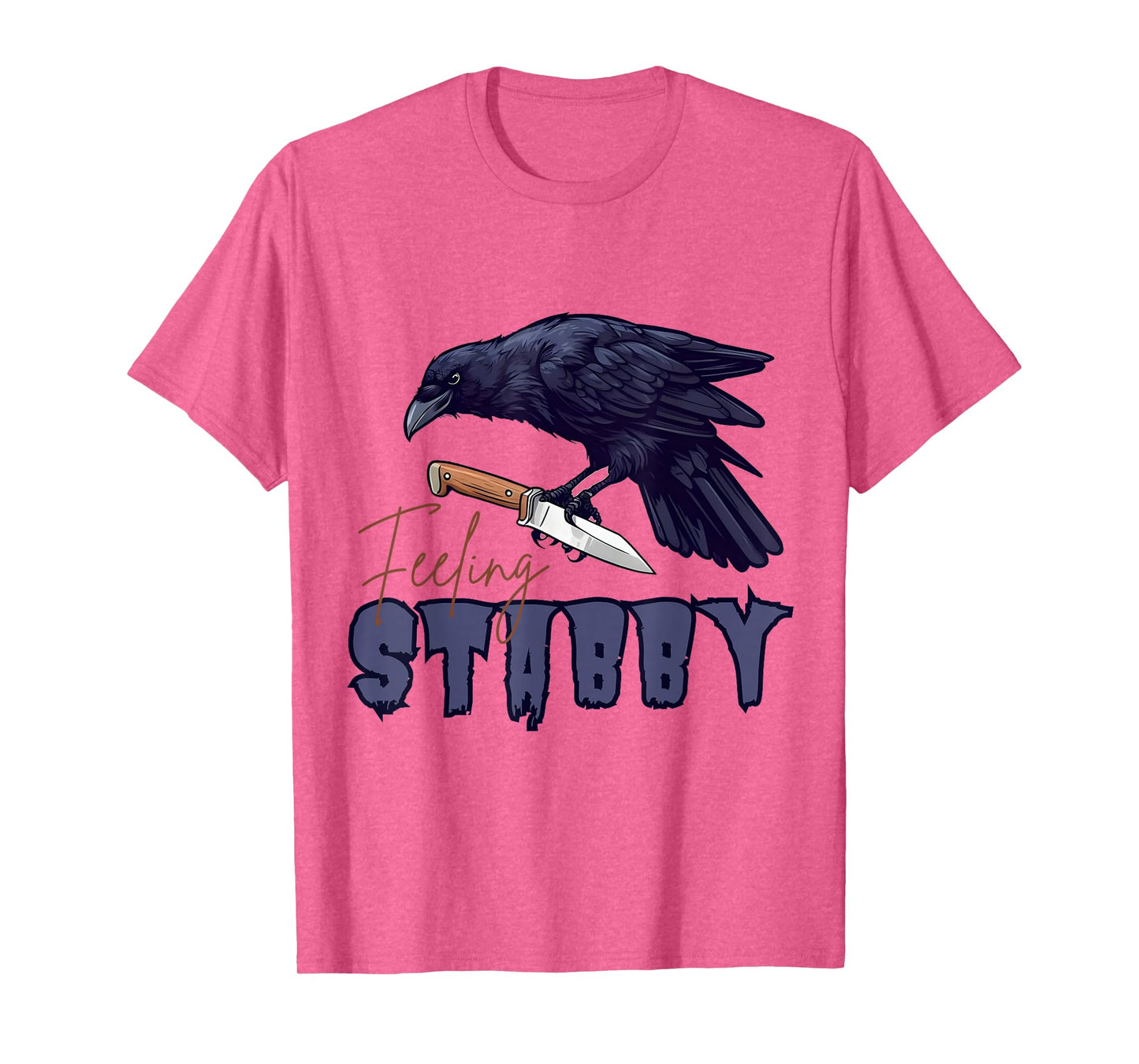 F-Caw-F Black Bird Funny Crow Gothic Raven Sarcastic Humor T-Shirt