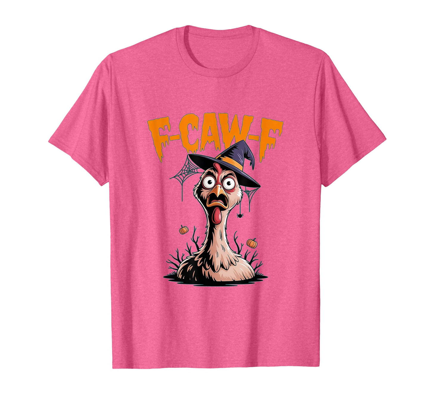 Funny F-Caw-F Chicken FCAWF Chicken Halloween Spooky T-Shirt