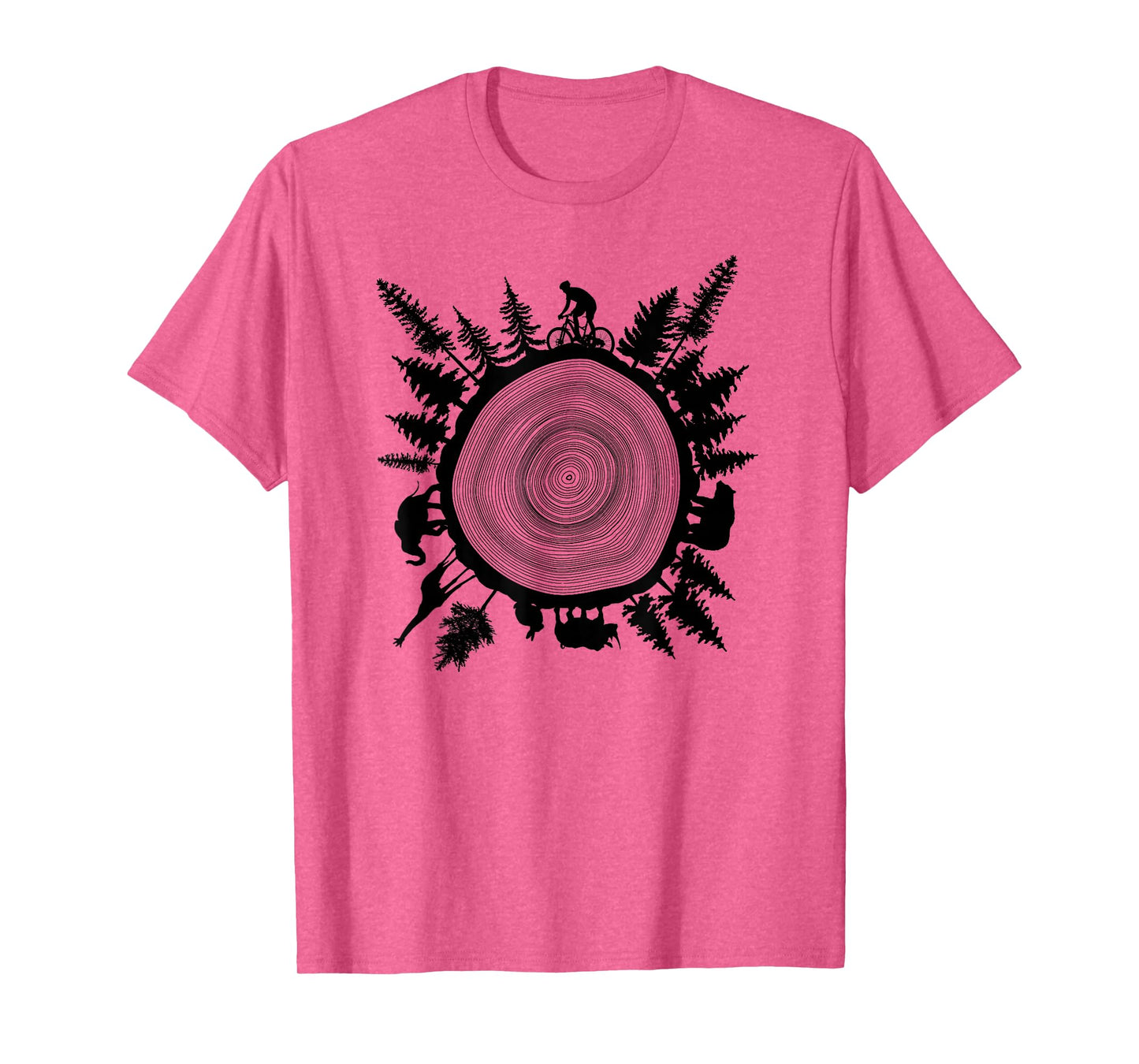 Into The Woods - Tree Ring T Shirt Design T-Shirt