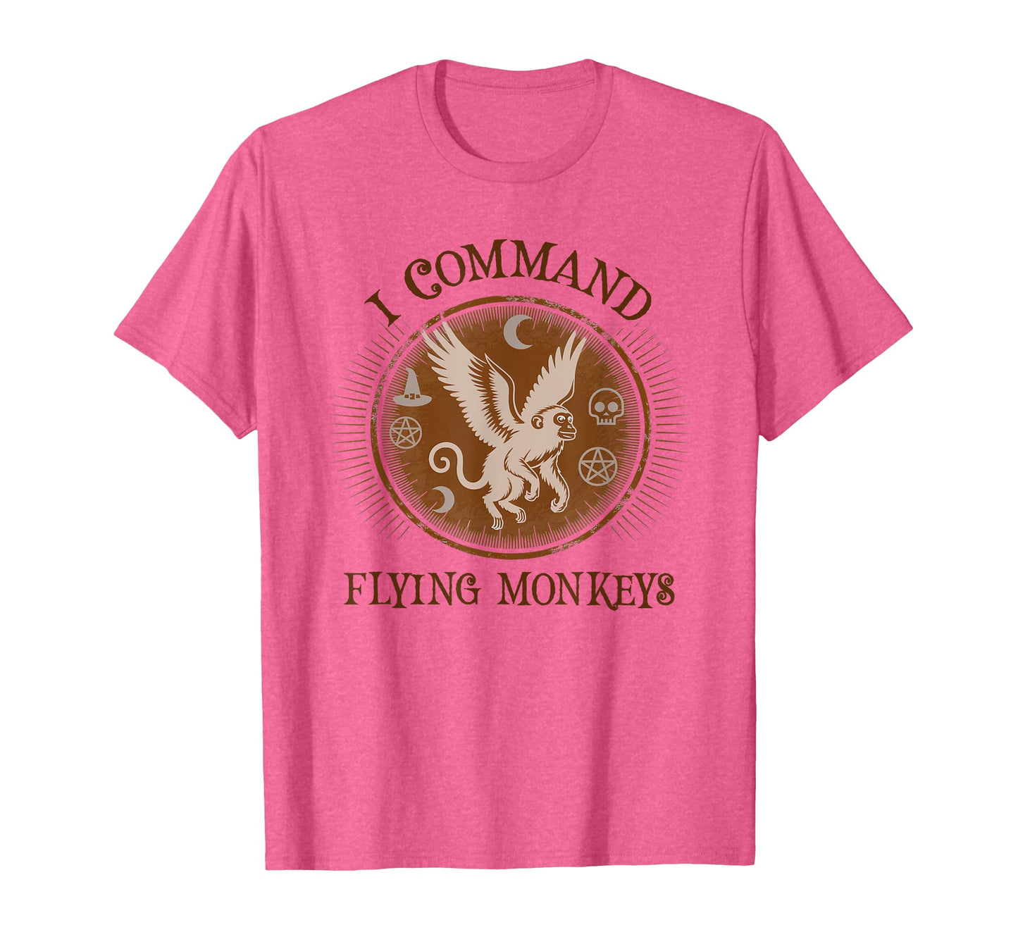 Funny Flying Monkey Trainer Witch Spooky Wizard Halloween T-Shirt