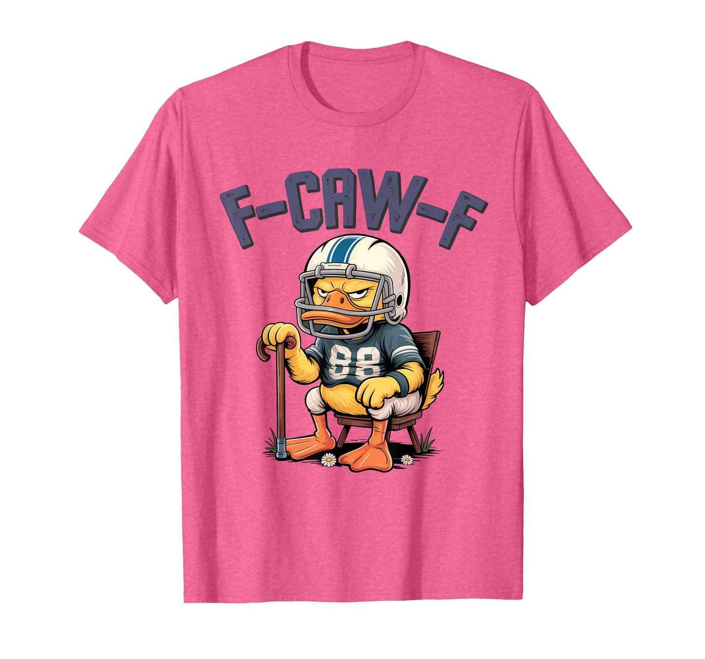 F-CAW-F Football Meme – Funny Duck Grumpy Fan T-Shirt