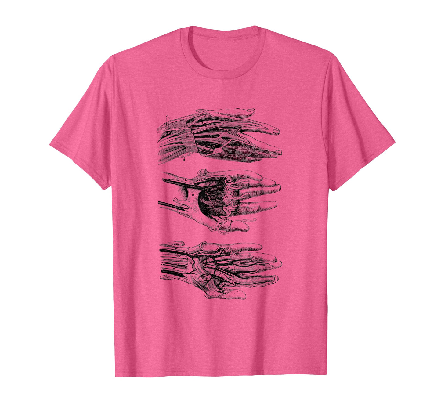 Arteries of the Human Hand Vintage Anatomy T-Shirt