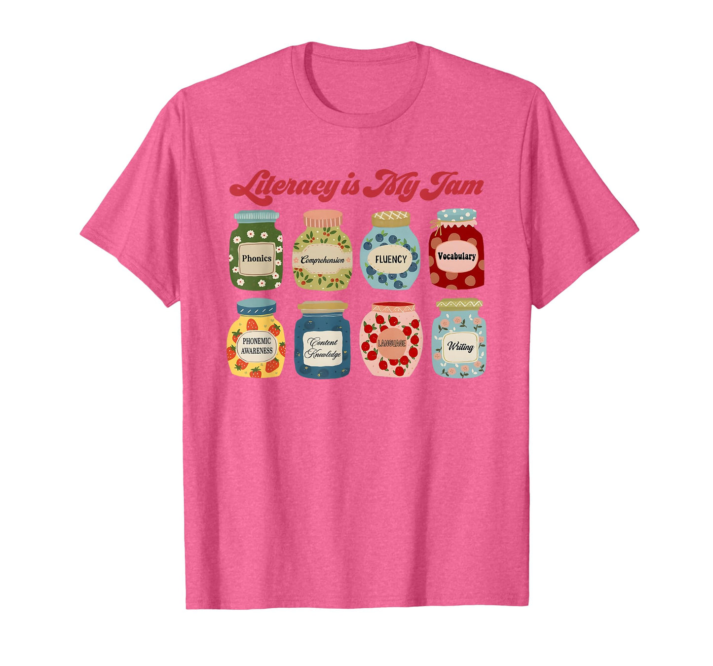 Literacy is My Jam, Literacy Teacher T-Shirt