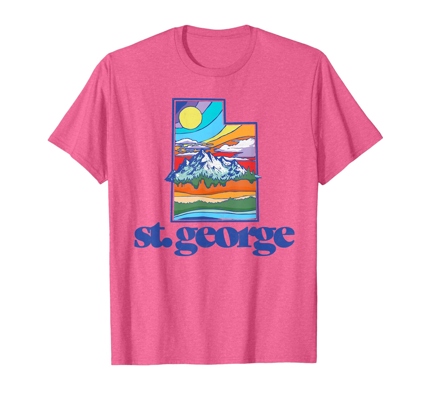 St. George Utah Vintage Nature Outdoor Graphic T-Shirt