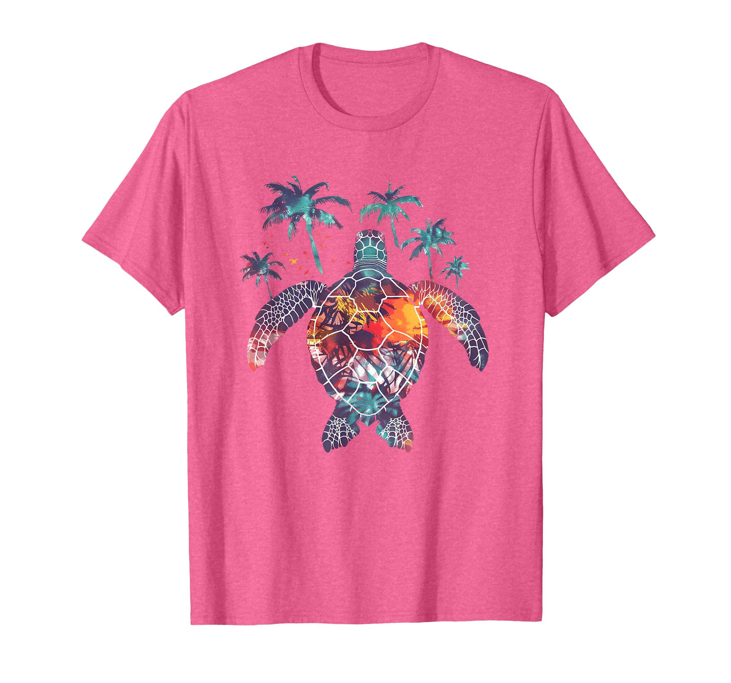 Sea Turtle Colorful Theme Shirt Sea Turtle Men Women Kids T-Shirt