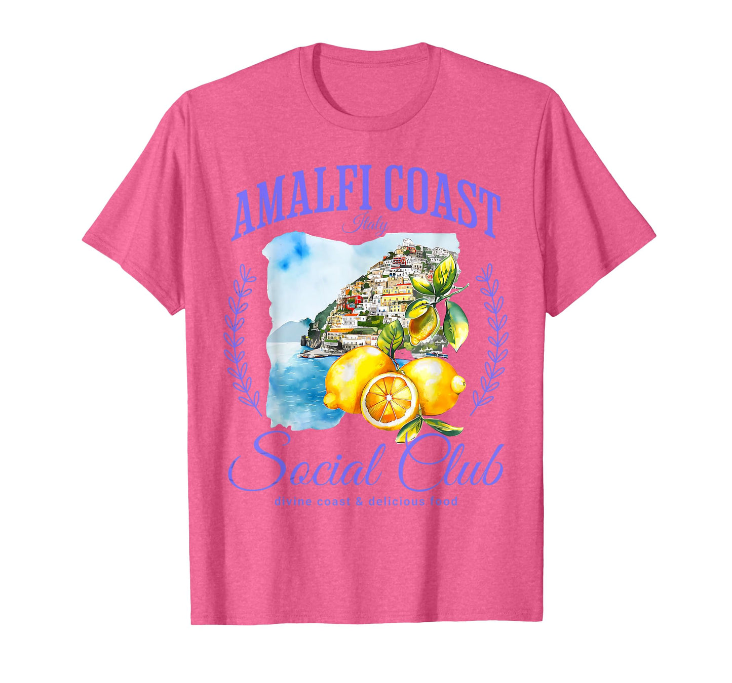 Italy Gift For Her Amalfi Coast Italy Sorrento Capri Lemons T-Shirt