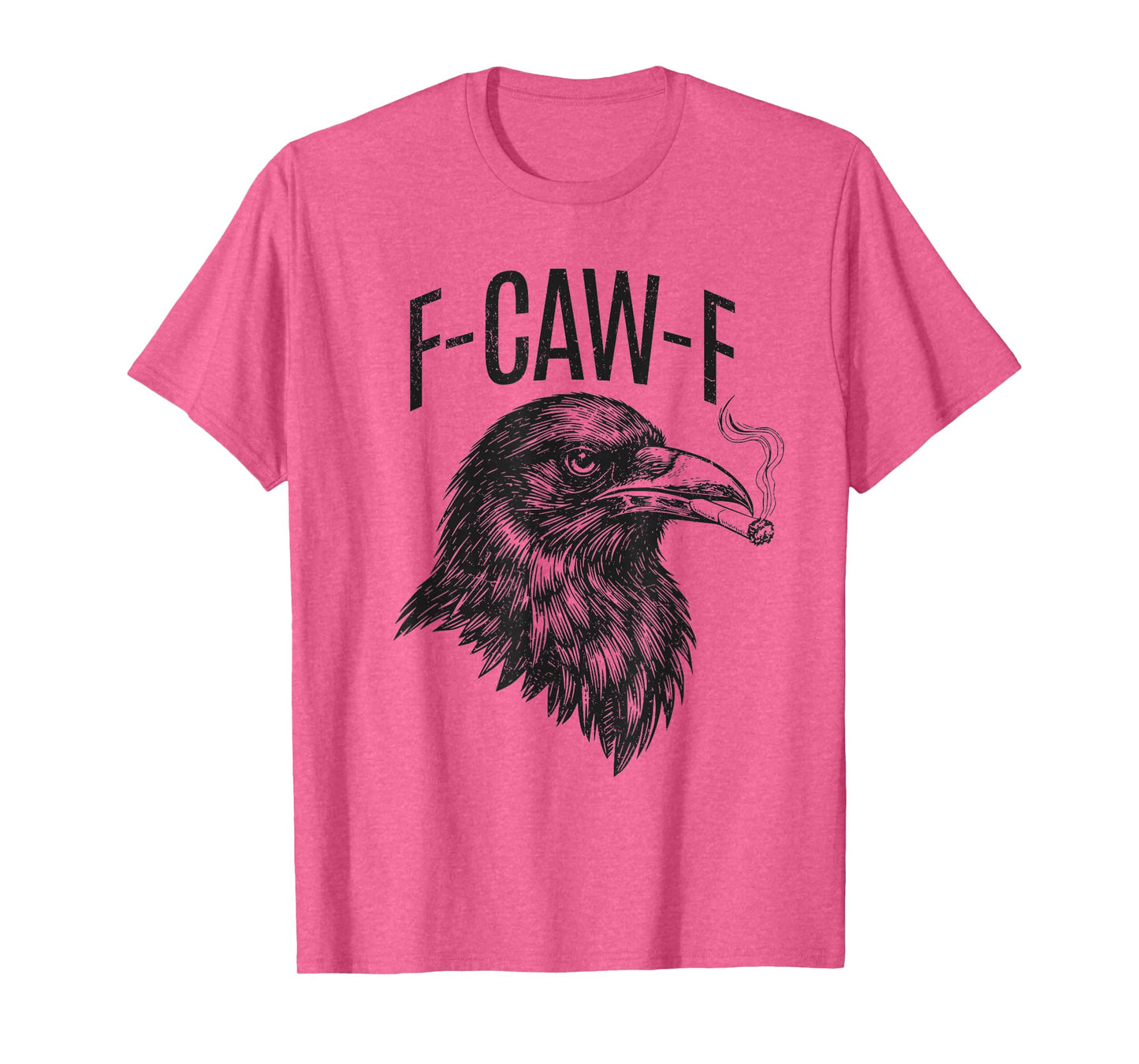 Antisocial Funny IDGAF Crow F-Caw-F T-Shirt