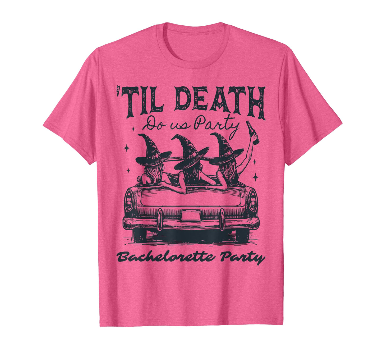 Til Death Do Us Party Halloween Skeleton Bachelorette Party T-Shirt