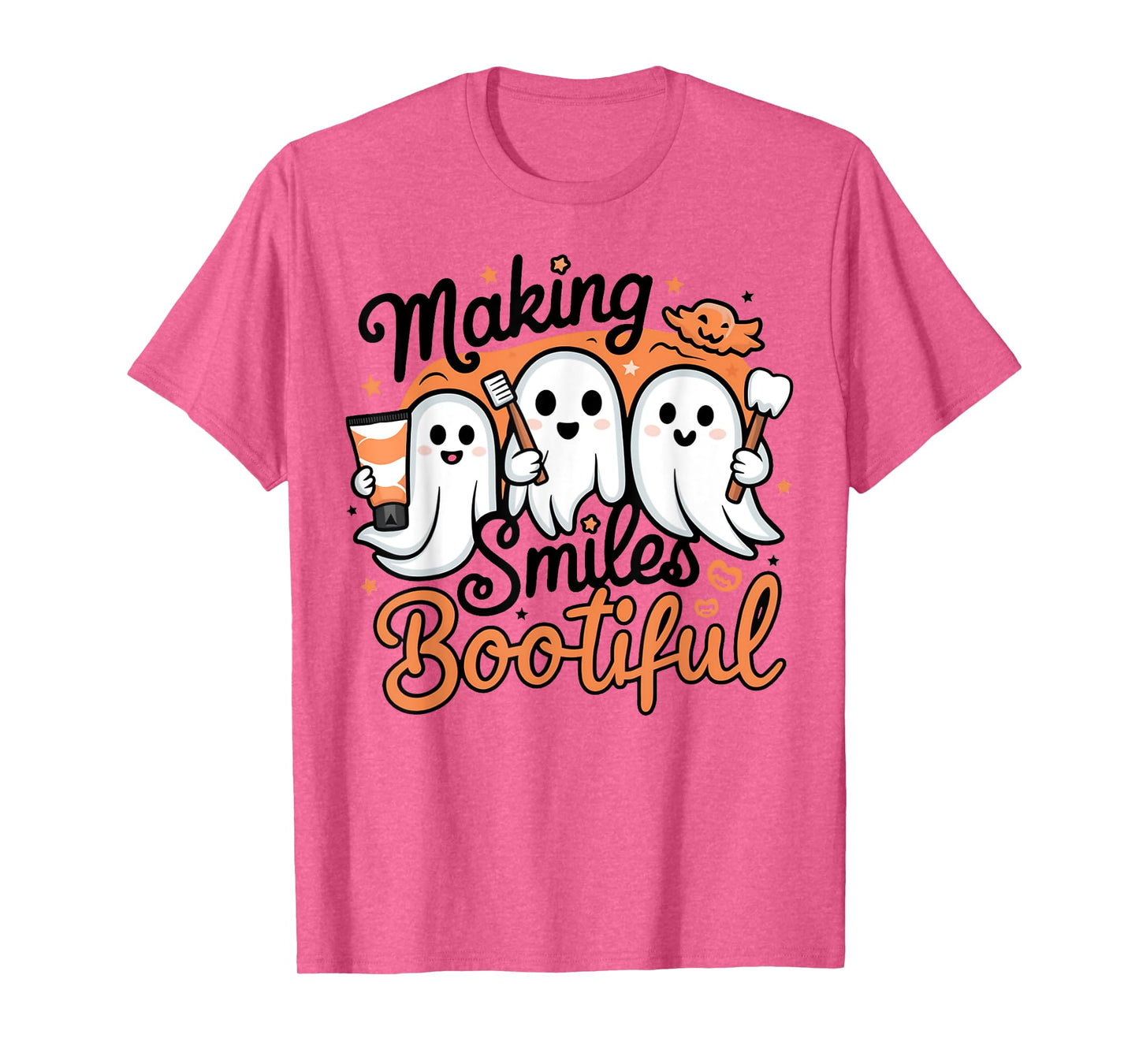 Making Smiles Bootiful Halloween Funny Ghost Dentist Dental T-Shirt