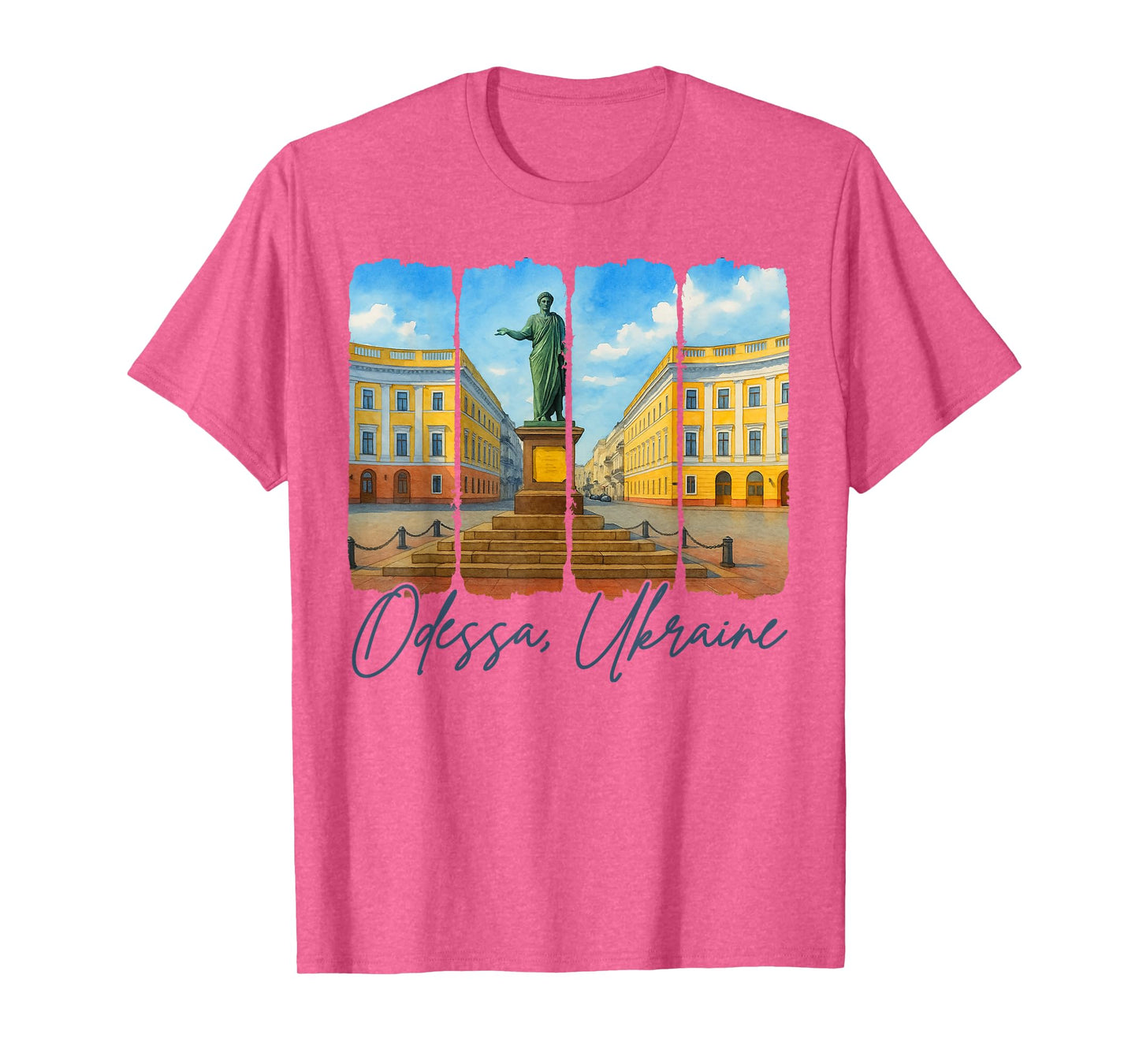 Odessa Ukraine Traveling Trip Brushstroke Odessa Souvenir T-Shirt