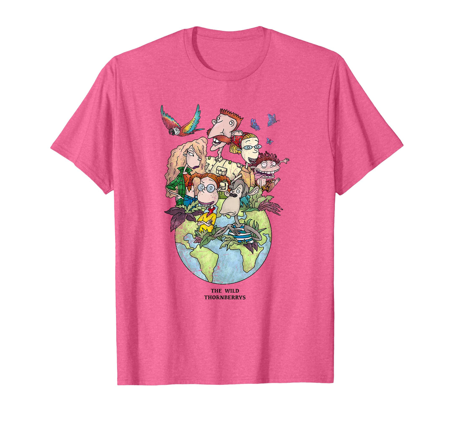 The Wild Thornberry's Earth Day Distressed Group Shot T-Shirt