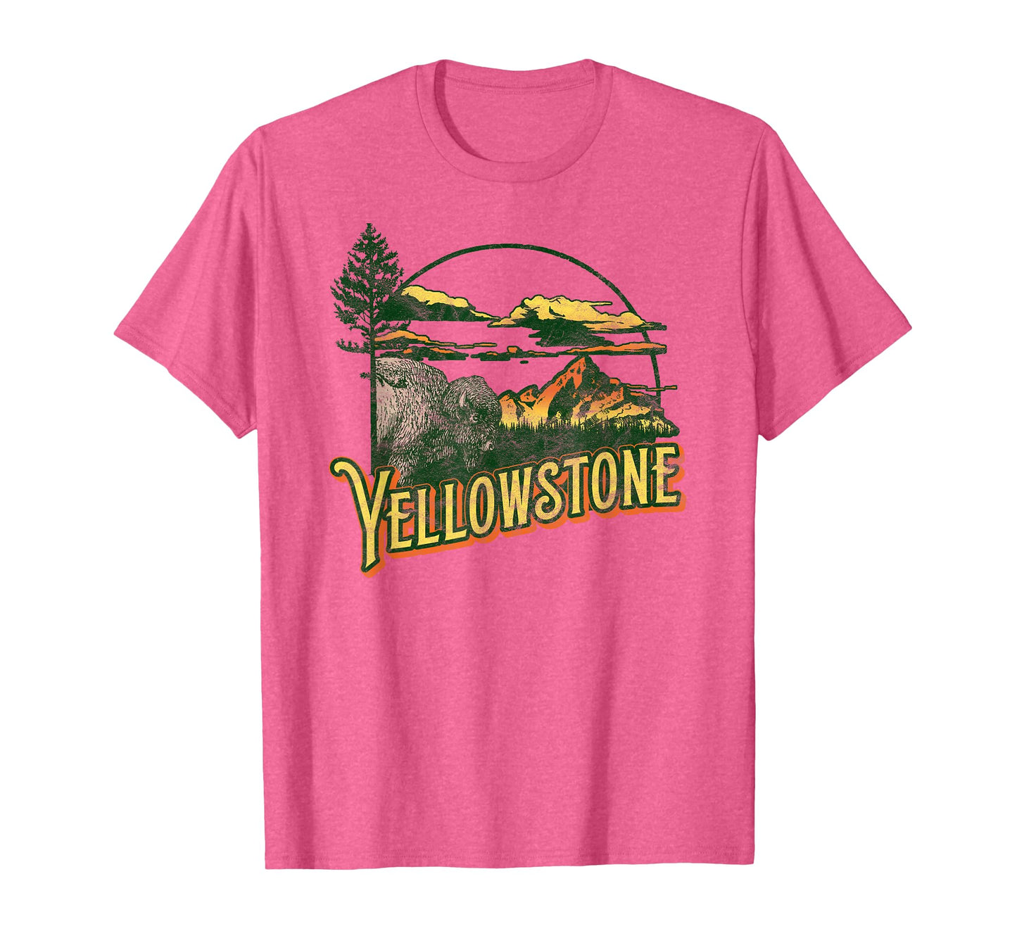 Vintage Yellowstone National Park Retro T-Shirt T-Shirt