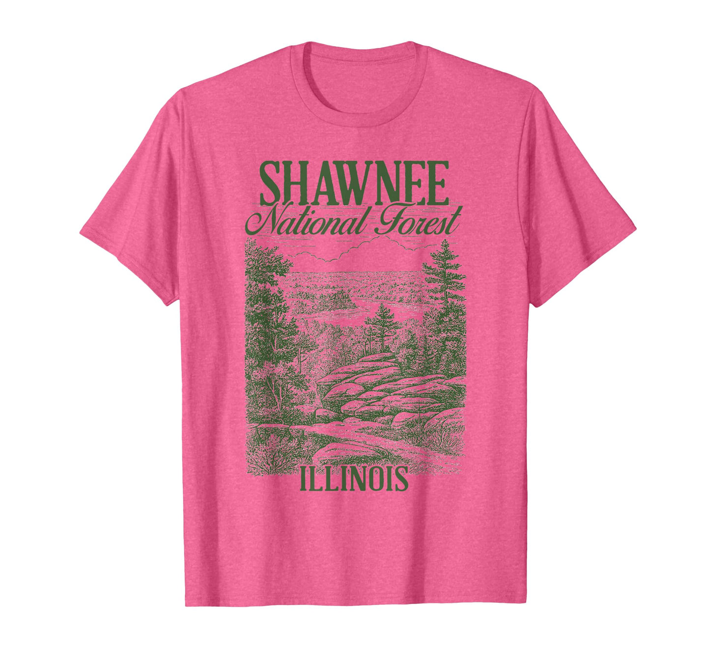 Shawnee National Forest Illinois Traveling Nature Exploring T-Shirt