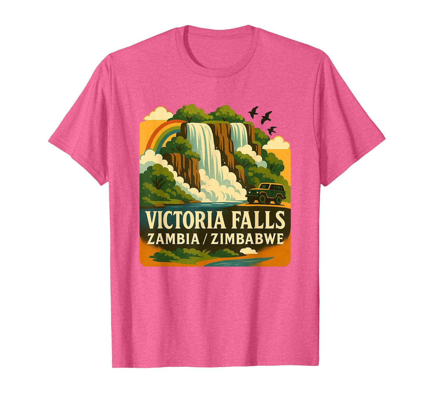Victoria Falls Zambia Zimbabwe Traveling Nature Exploring T-Shirt