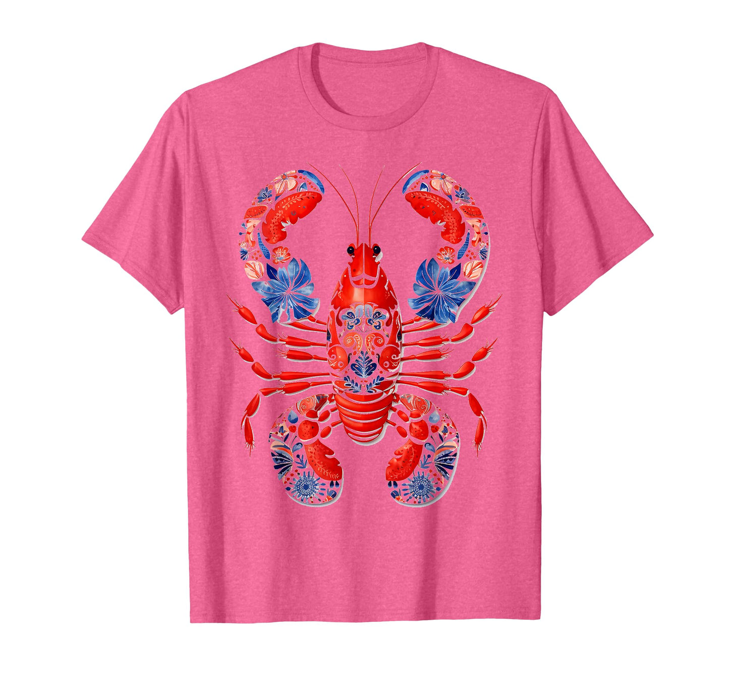 Lobster Animal Print Motif Nature Portrait Lobster T-Shirt