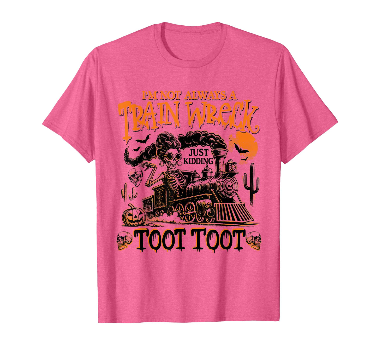 Halloween Humor Kidding Funny Toot Retro Skeleton Spooky T-Shirt