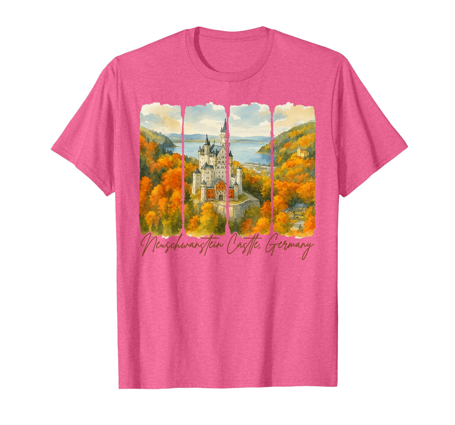 Neuschwanstein Castle Germany Travel Nature Lover Exploring T-Shirt