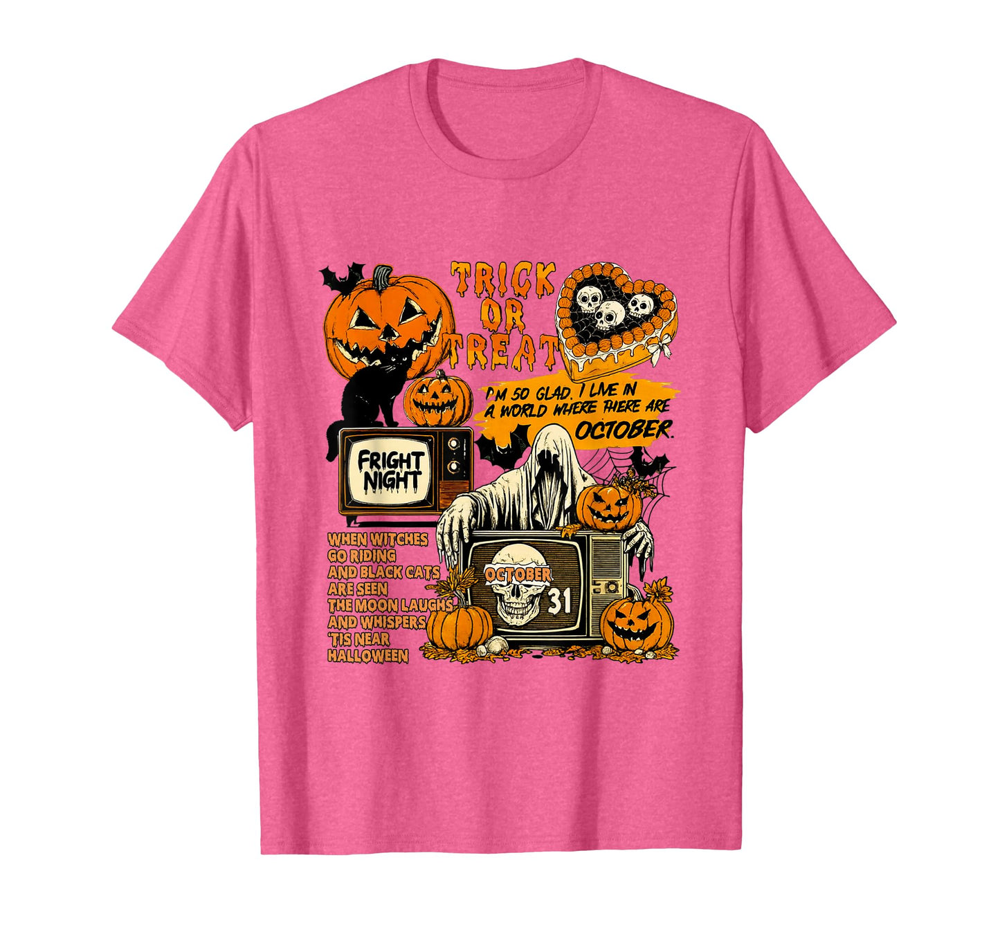 Western Halloween Vintage Aesthetic Pumpkin Skeleton T-Shirt