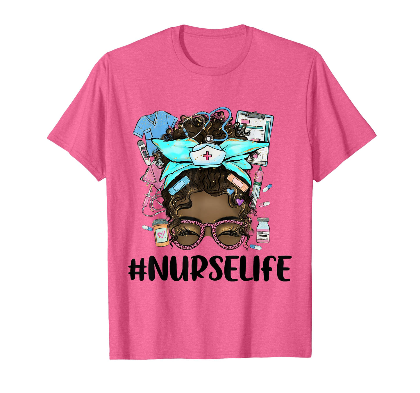 Black Nurse Life T-Shirt Proud Black Nurse Melanin Nurse T-Shirt
