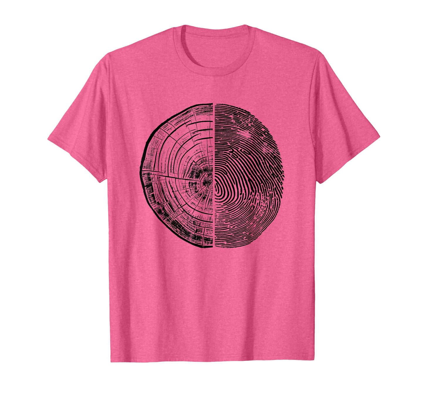 Tree Rings And Finger Print T-Shirt