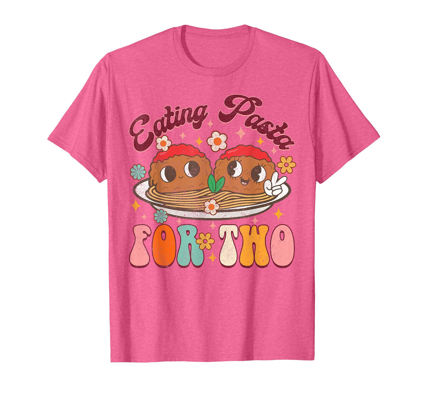 Eating Pasta For Two Pregnancy Announcement Baby Shower T-Shirt