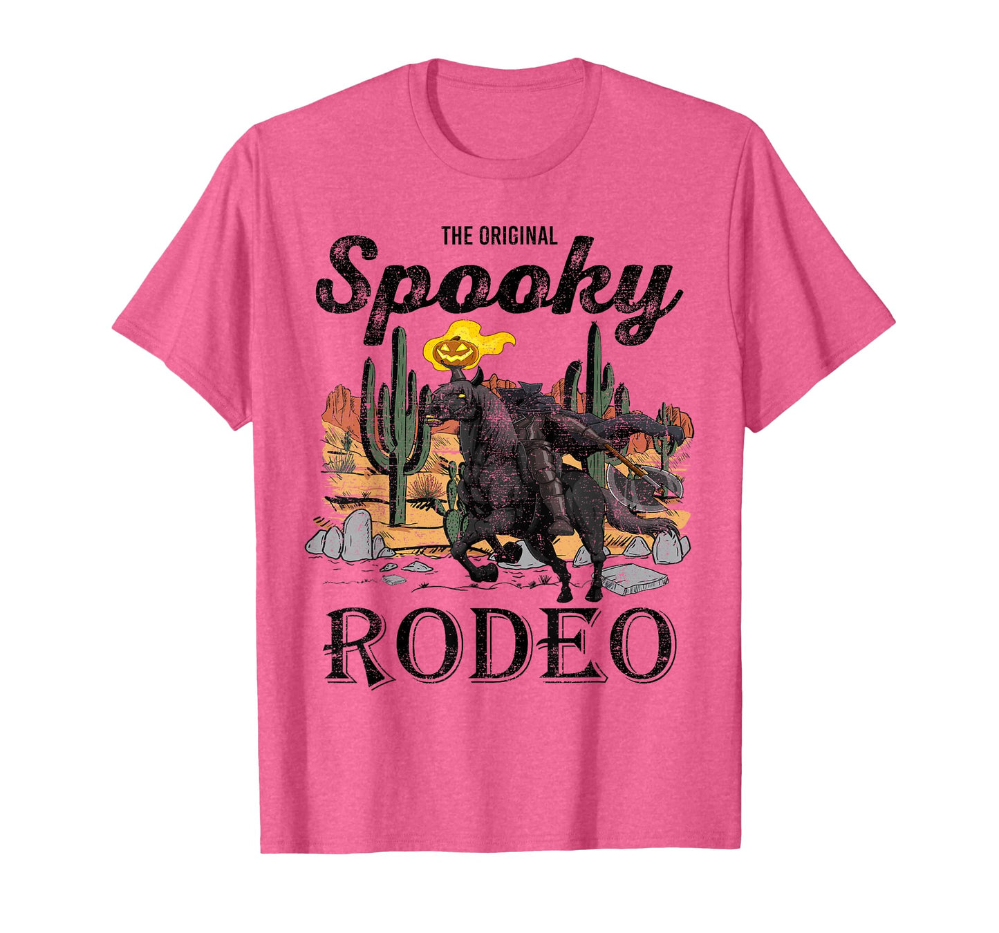 The Original Spooky Rodeo, Halloween Cowboy Skeleton Horse T-Shirt