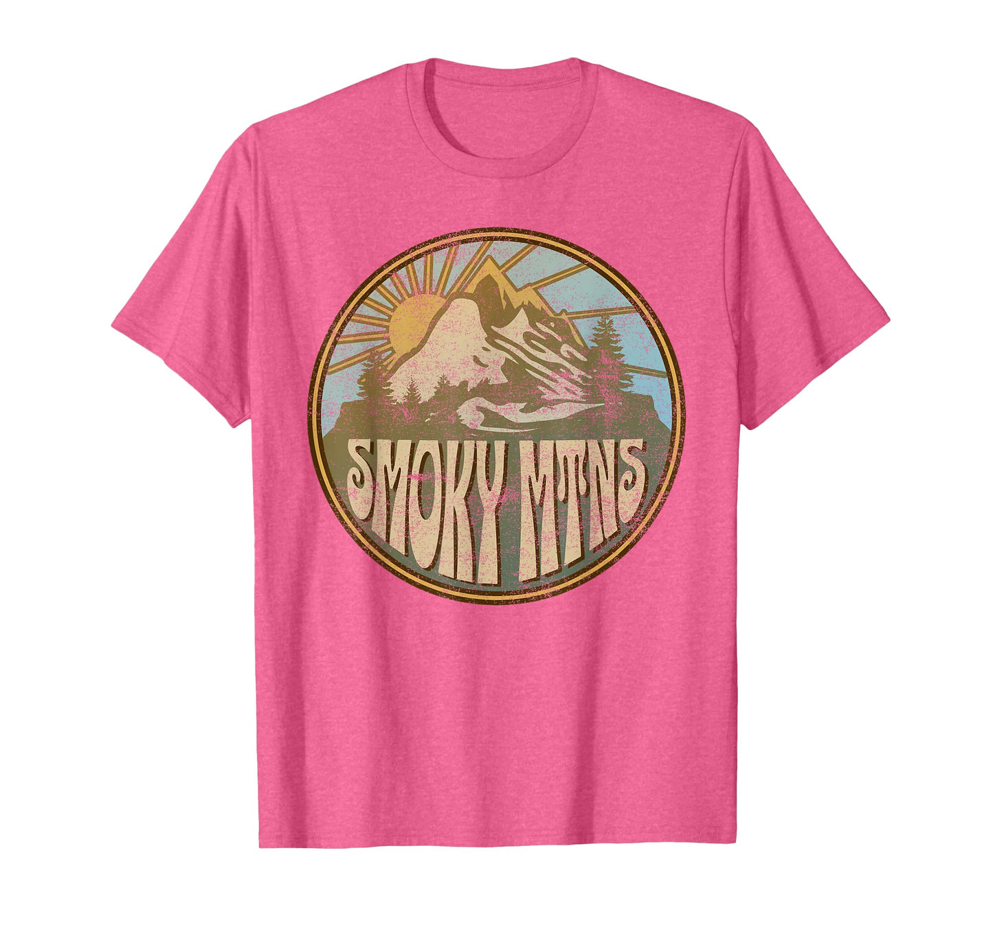 Smoky Mountains Tennessee Nature Mountains Hiking Outdoors T-Shirt