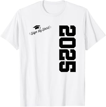 2025 Senior Graduation - Autograph Shirt - Class of 2025 T-Shirt