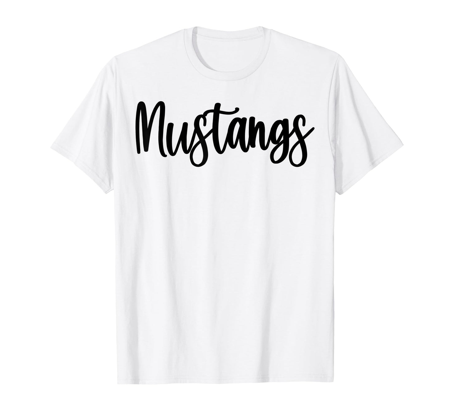 Mustangs School Spirit Team Mascot Game Night T-Shirt