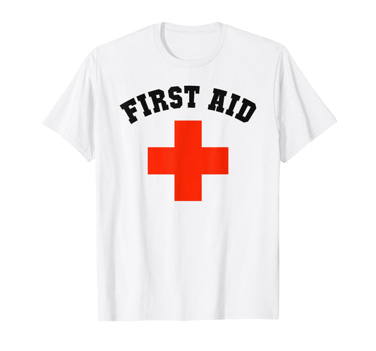 Cute FIRST AID Nurse Save Yourself Camp Lifeguards Swim Trip T-Shirt