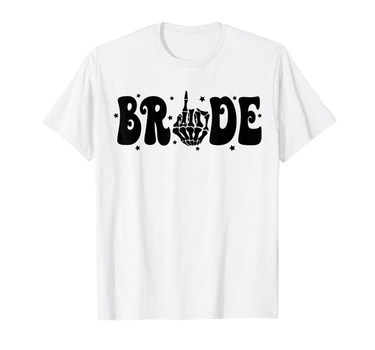 Let's Go Girls Team Bride Skeleton Gothic Bachelorette Party T-Shirt