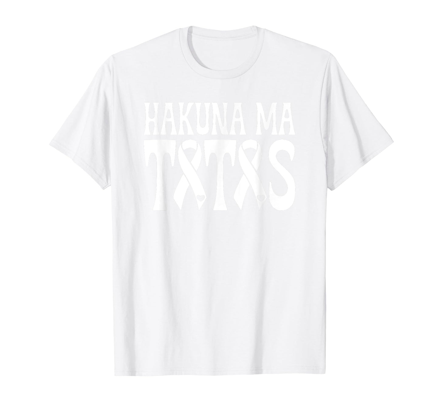Hakuna Ma Tatas Breast Cancer Awareness Support Pink Ribbon T-Shirt