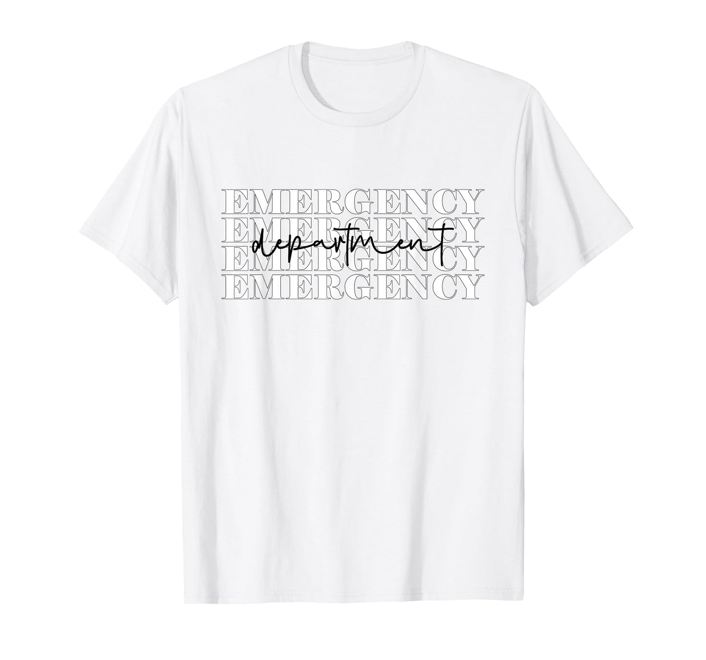 Emergency Department Emergency Room Healthcare Nursing T-Shirt
