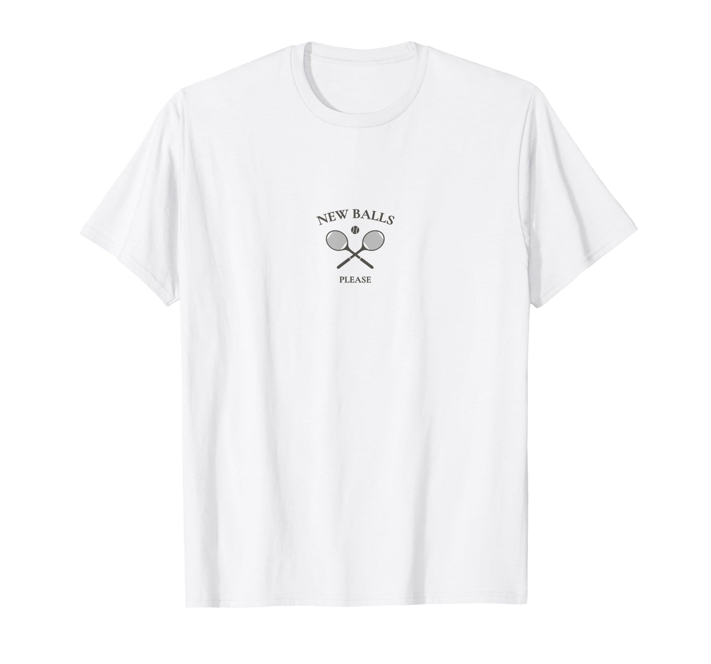 New Balls Please Tennis Varsity Wimbledon Fan T-Shirt