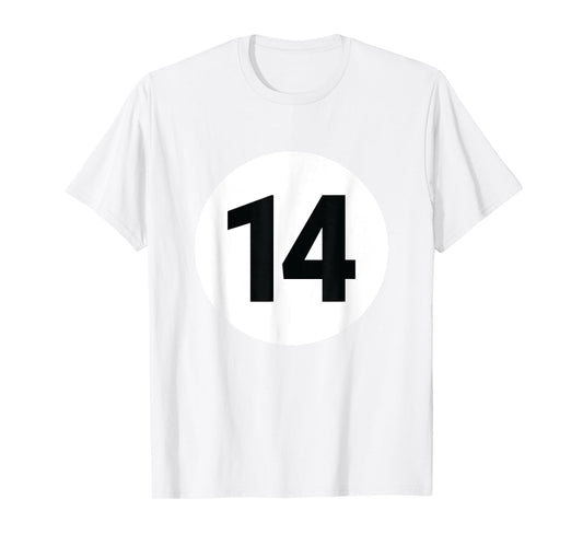 8 Pool Ball 14 Billiards Costume Halloween Group Matching T-Shirt