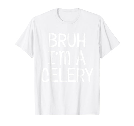 Pretend I'm A Celery Funny Lazy Halloween Costume Party T-Shirt