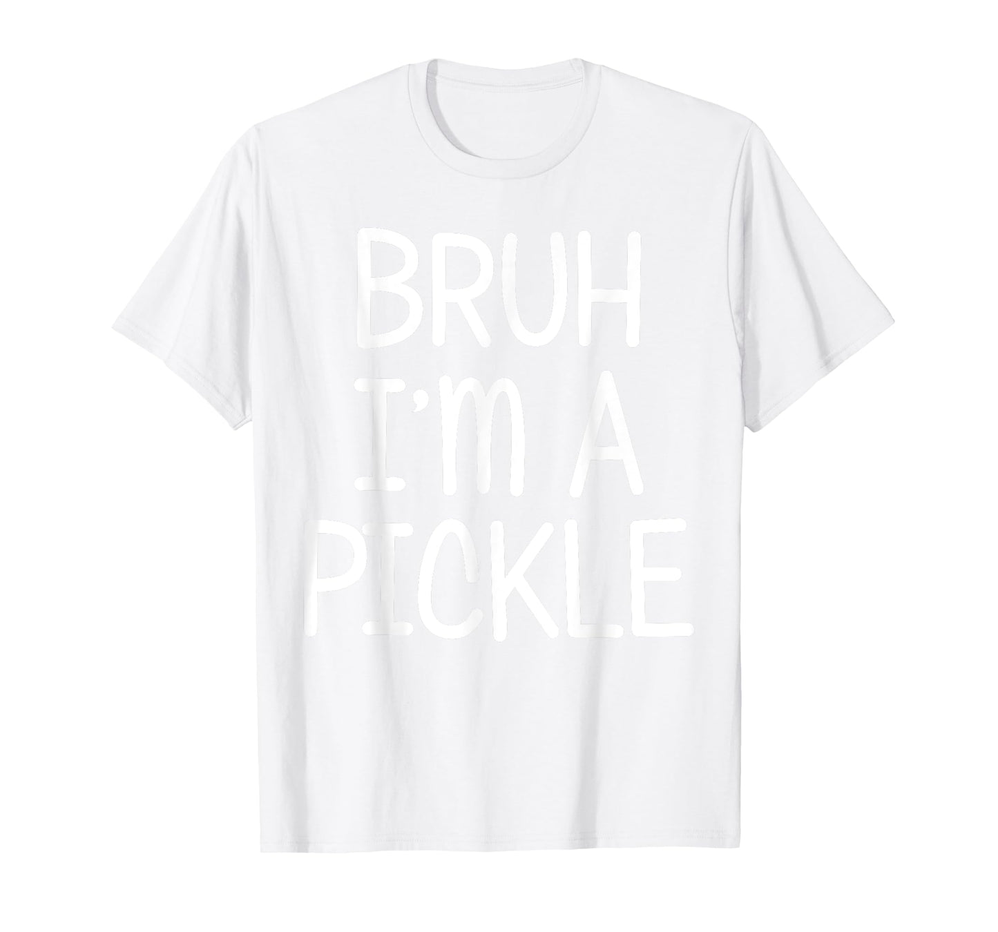 Pretend I'm A Pickle Funny Lazy Halloween Costume Party T-Shirt