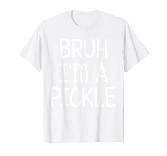 Pretend I'm A Pickle Funny Lazy Halloween Costume Party T-Shirt