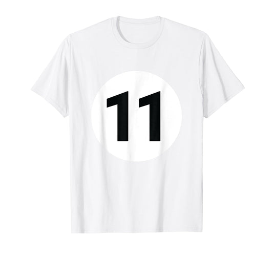 8 Pool Ball 11 Billiards Costume Halloween Group Matching T-Shirt