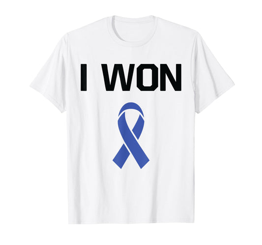 I Won - Fighter Warrior Rectal Cancer Awareness T-Shirt