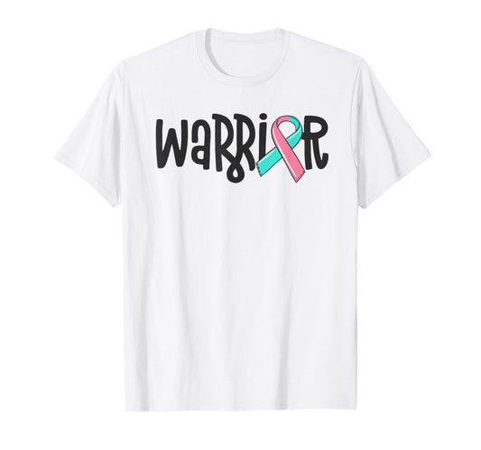 Warrior BRCA Breast Cancer Awareness Previvor Masectomy T-Shirt