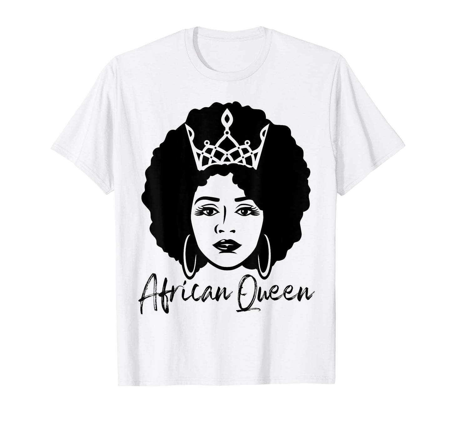 Black History Month African Queen Black Queen Women Girls T-Shirt