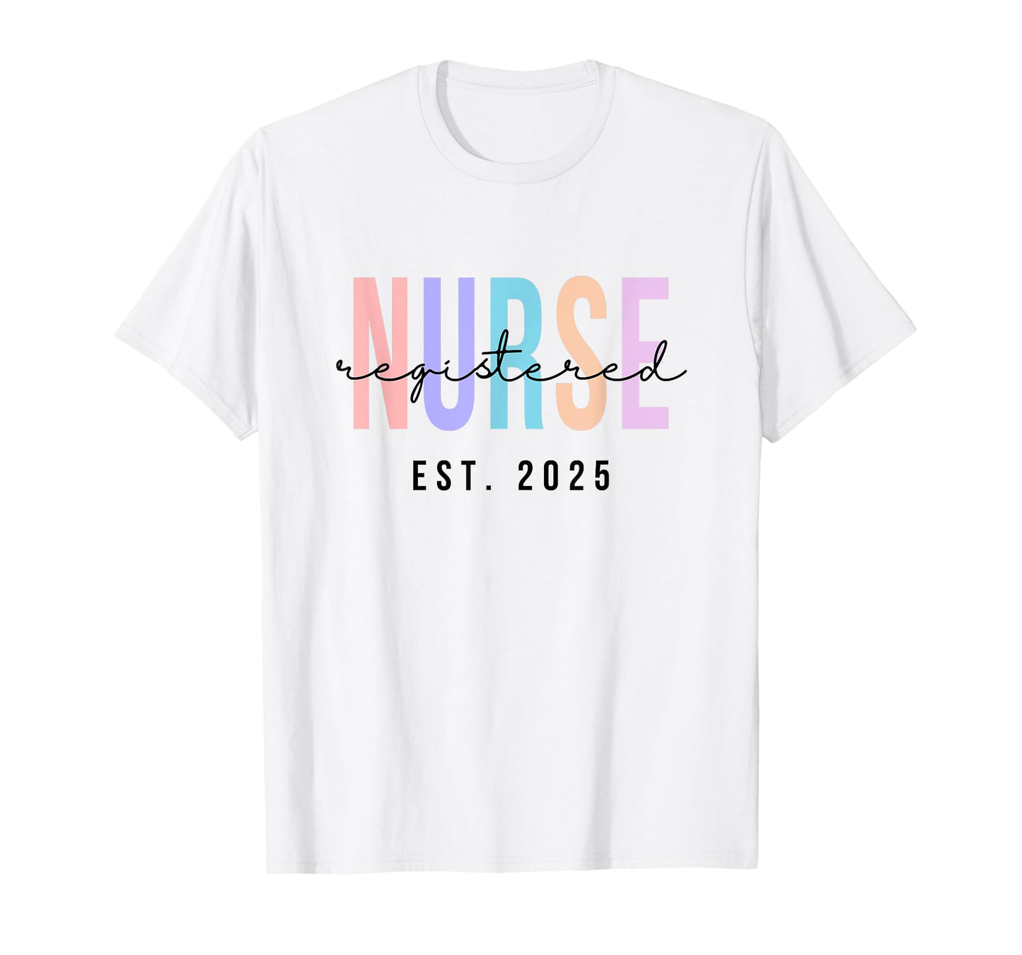 Nurse Established 2025 RN Registered Nurse Emergency Room T-Shirt
