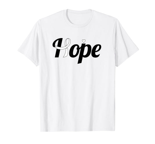 Hope - Lung Cancer Shirt Gift For Lung Cancer Support T-Shirt