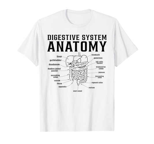 Digestive system anatomy doctor nurse T-Shirt